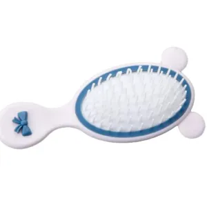 Beutifly Hair Accessories | Round Hair Brush for Kids | Oval Shape Hair Brush | Soft & Flexible Bristles for Kids | Great for Detangling Hairs | Cushion Base | For All types of Hair (White)