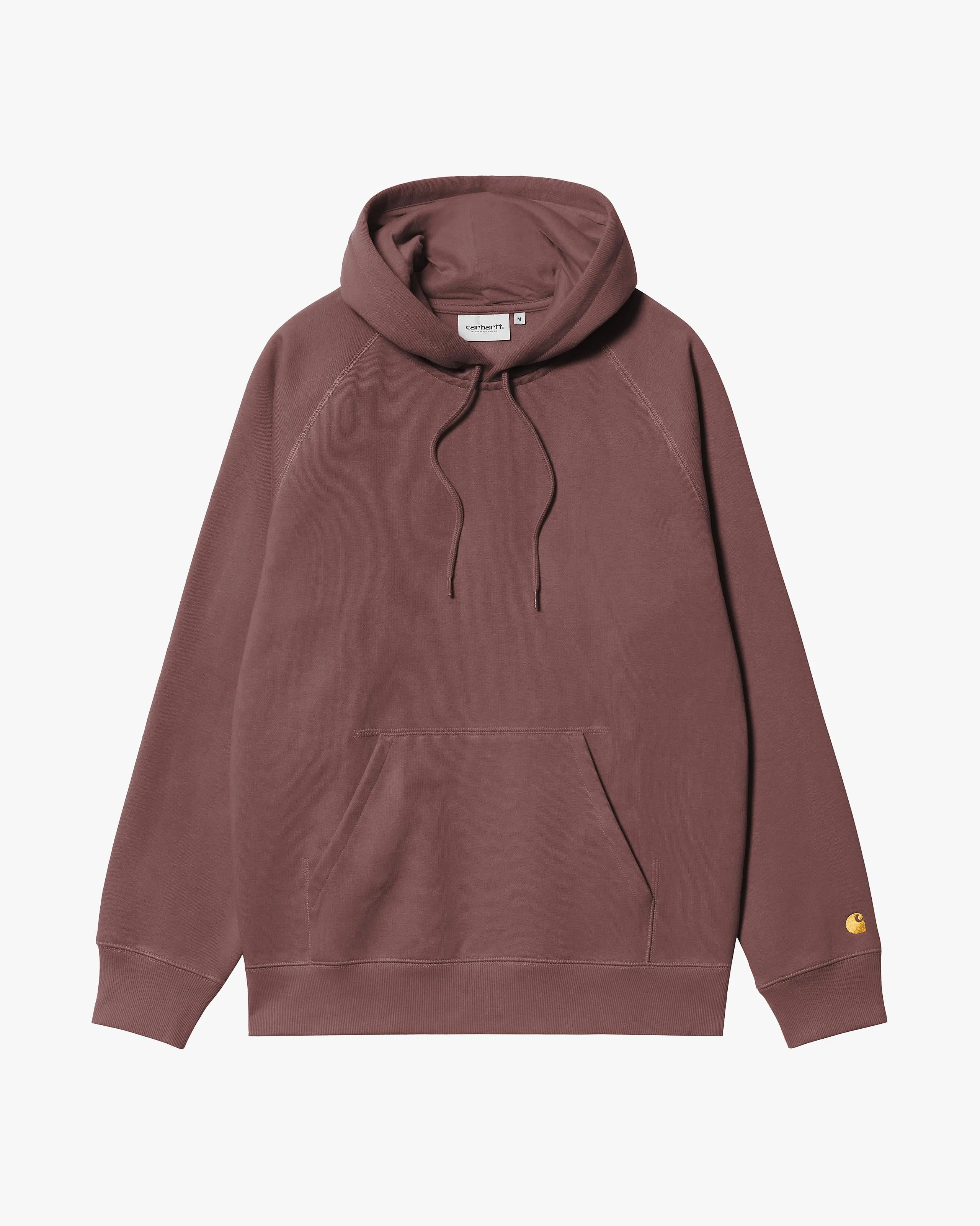 Carhartt WIP Hooded Chase Sweat - Dusky Pink / Gold