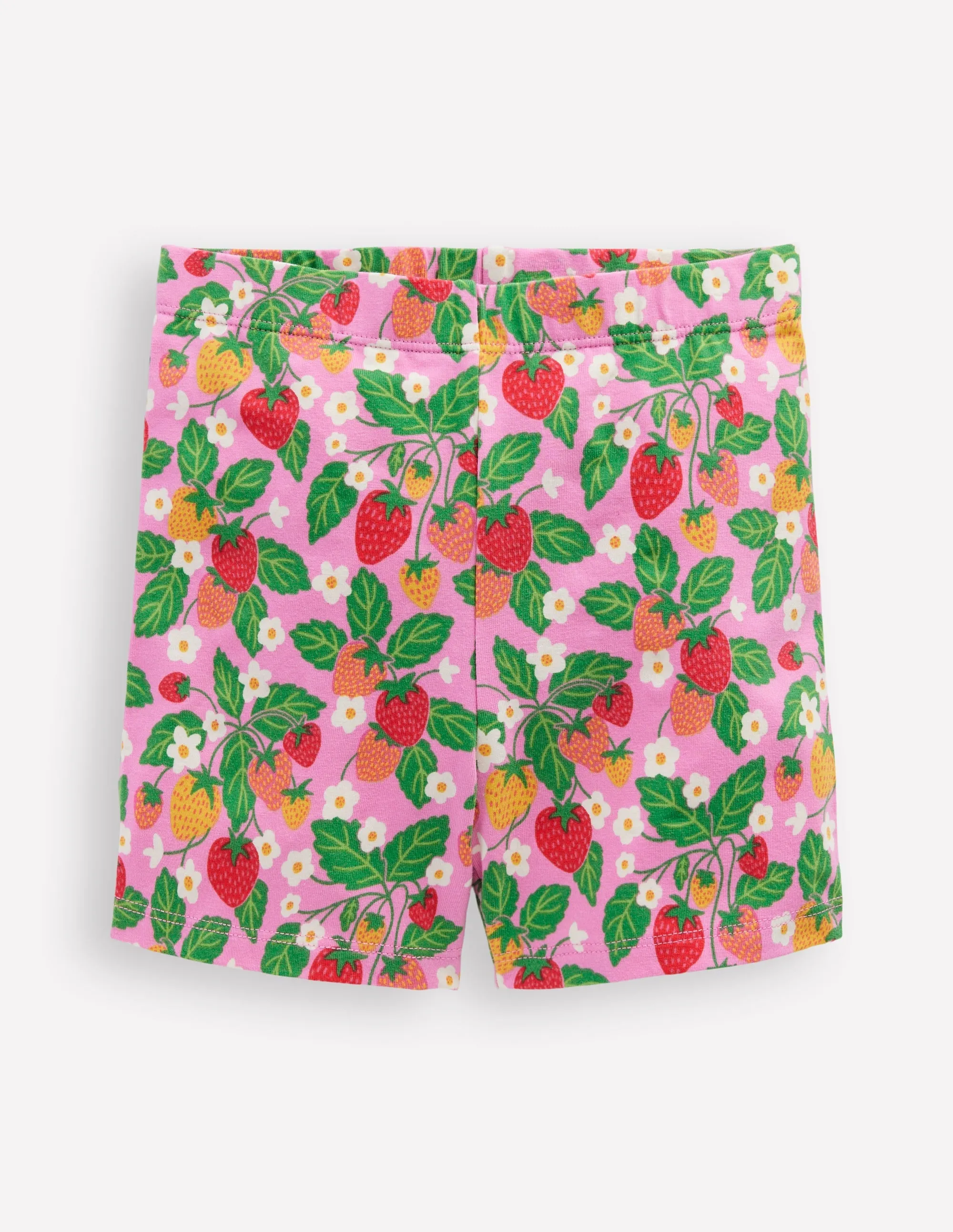 Cartwheel Shorts-Meadowsweet Pink Garden Floral