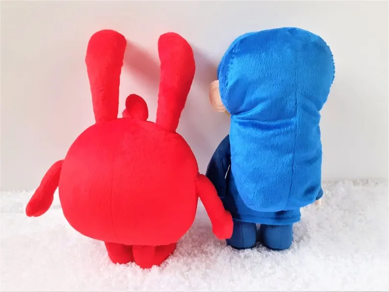 Custom Mila and Morphle plush
