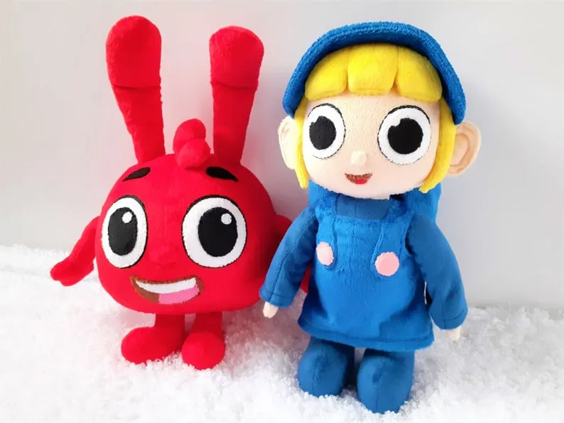 Custom Mila and Morphle plush