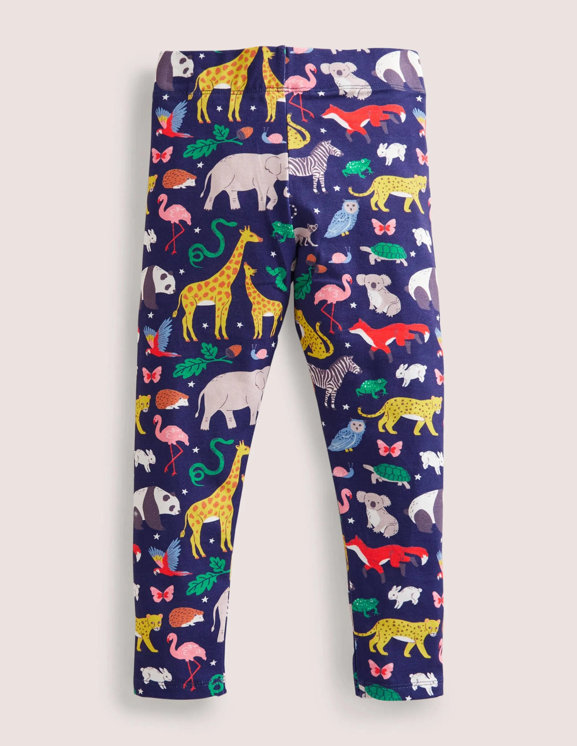Fun Cosy Leggings-Starboard Blue Global Animals