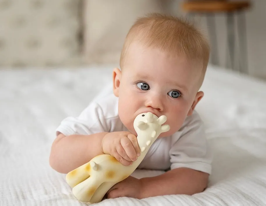 Giraffe Natural Soft Organic Rubber Teether