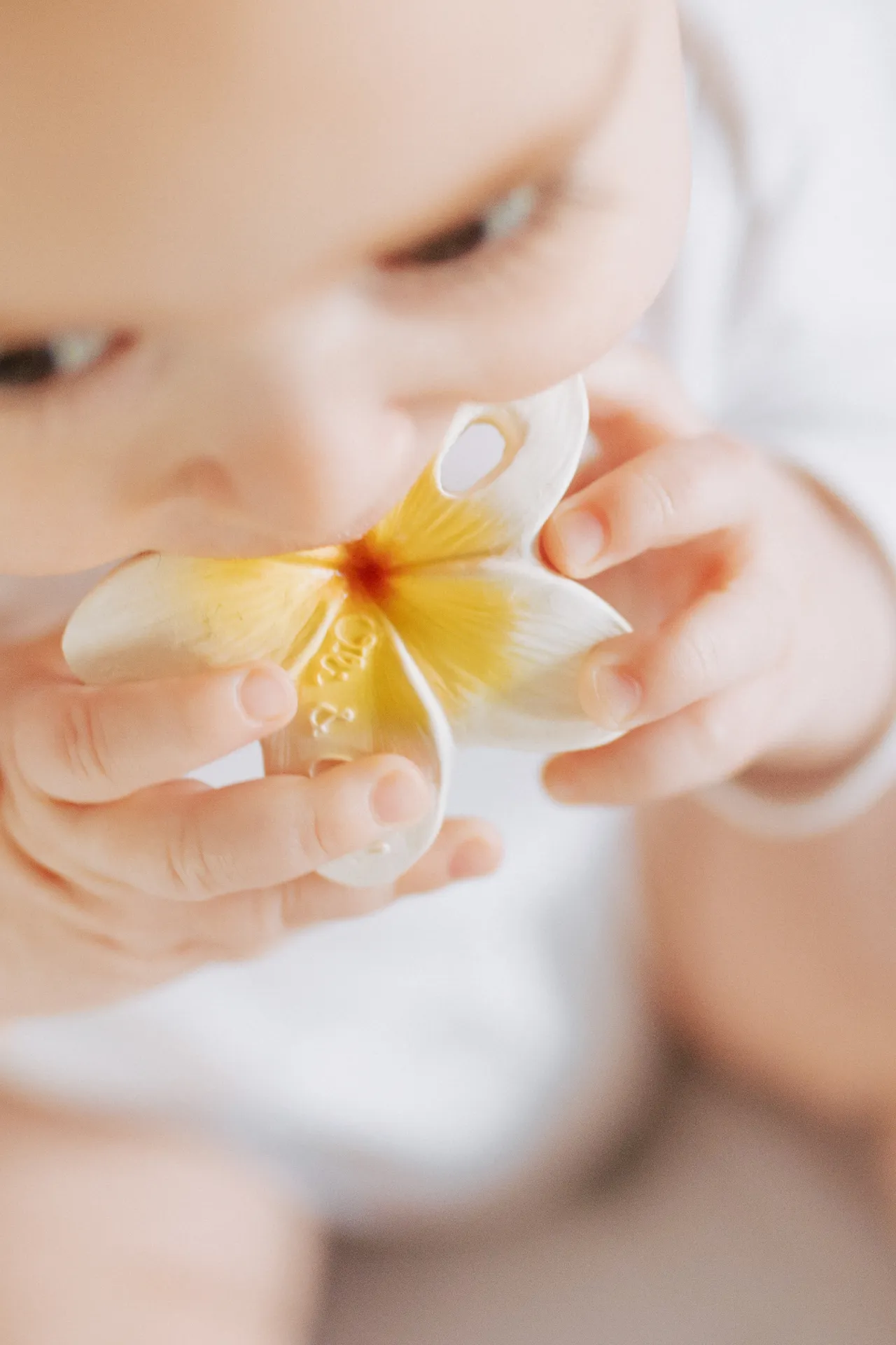 Hawaii the Flower 100% natural rubber teether and bath toy