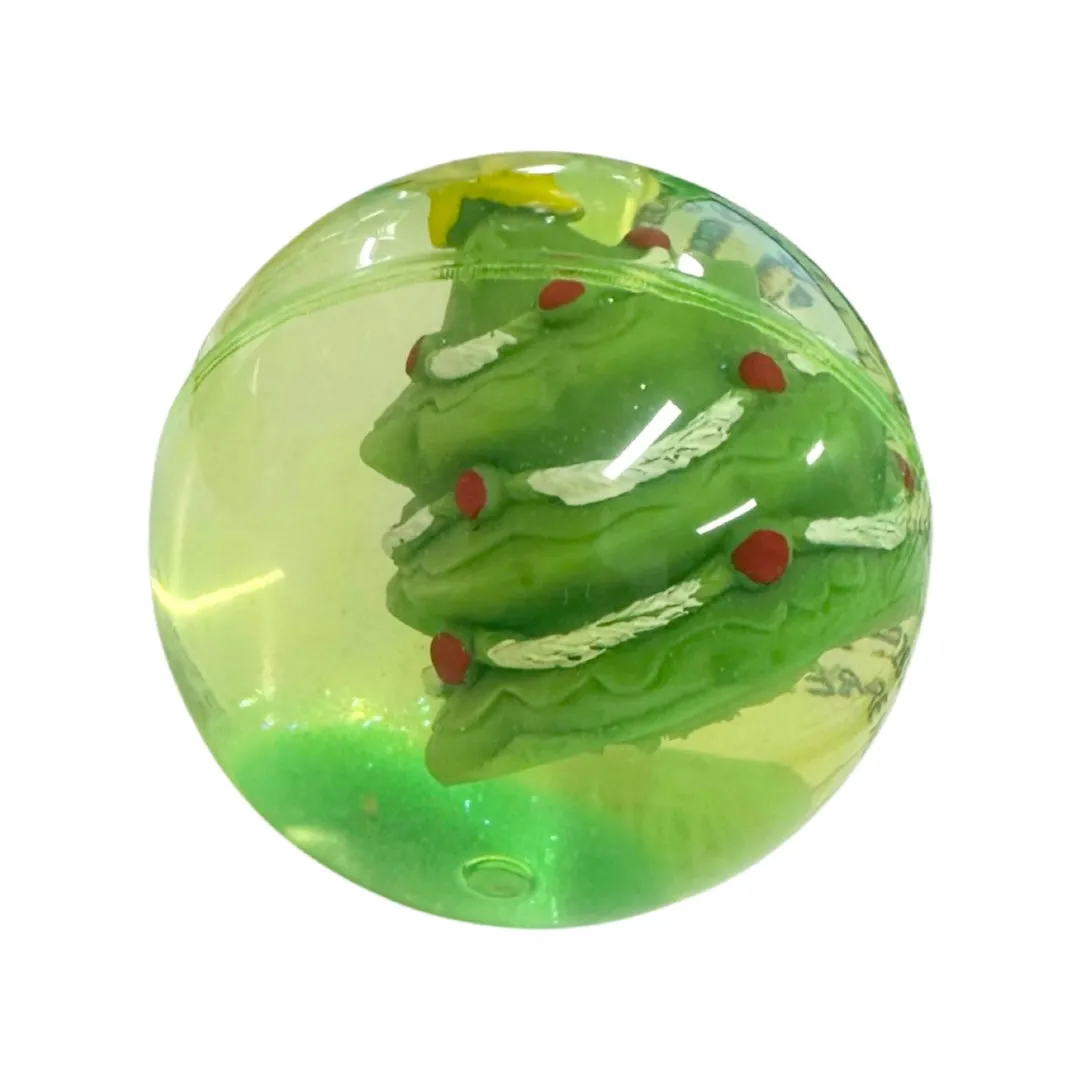 Holiday Light Up Glitter Bouncing Ball