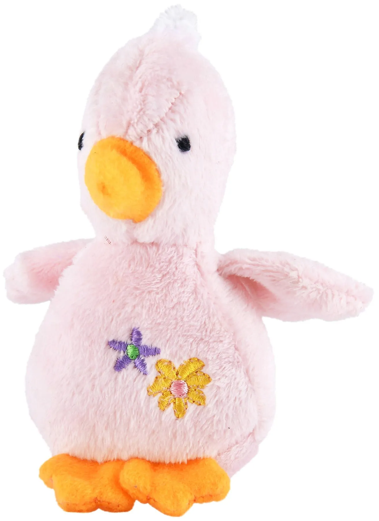 Jeffers 4" Baby Duck Plush Squeaker Dog Toy, each