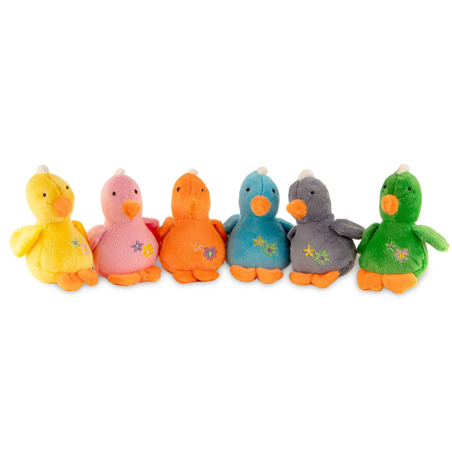 Jeffers 4" Baby Duck Plush Squeaker Dog Toy, each