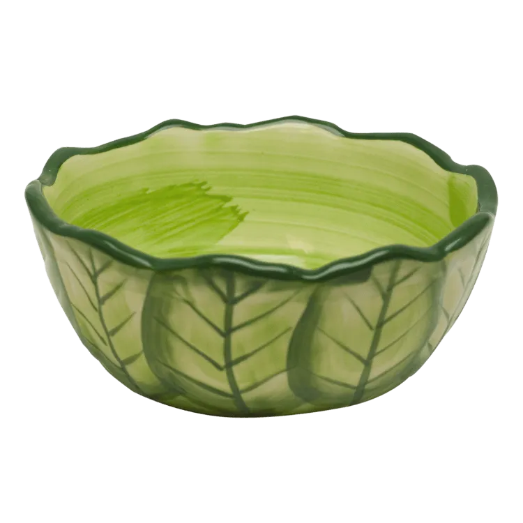 Kaytee Veg-T-Bowl Cabbage 16-oz, Small Animal Bowl
