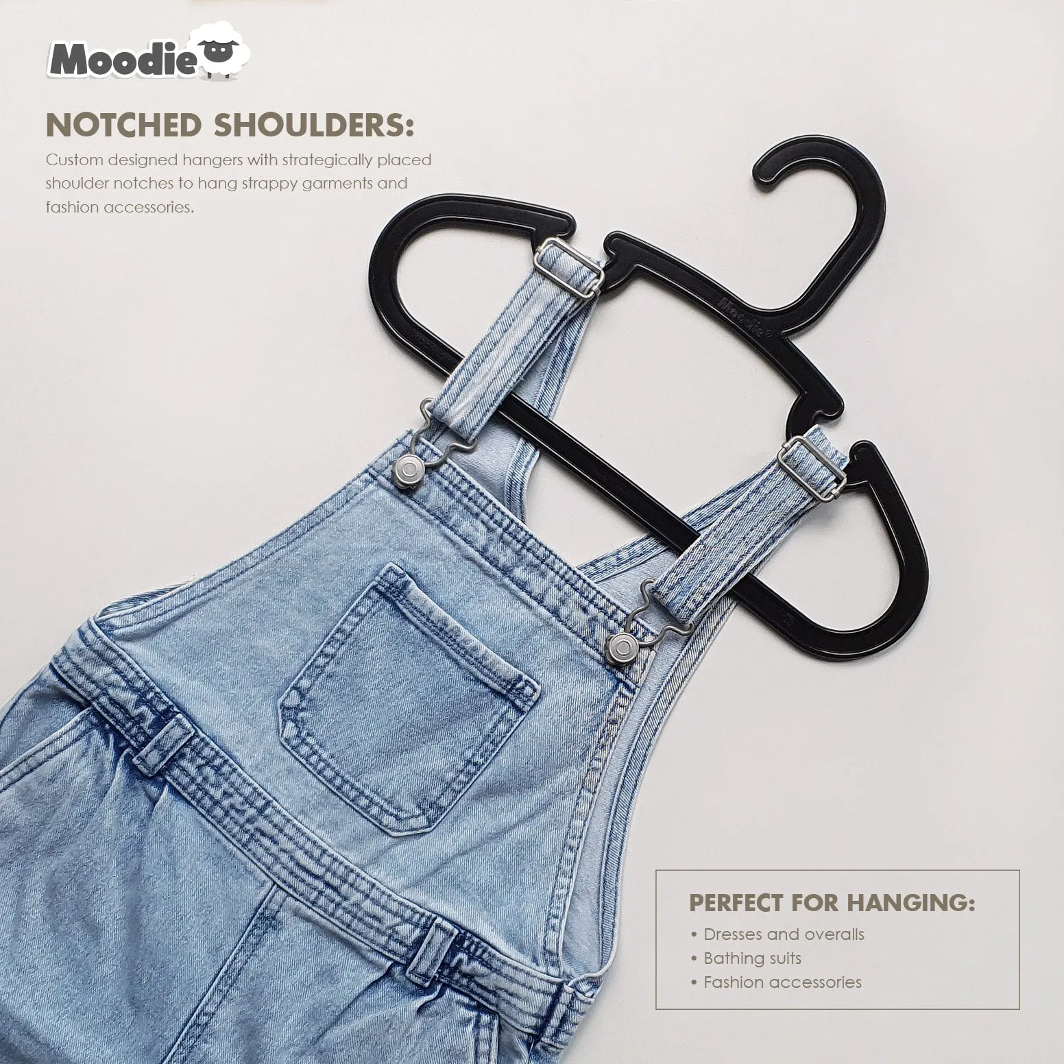 Kids Recycled Plastic Hangers - Monochrome Grays
