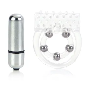 Maximus Enhancement Ring 5 Stroker Beads - Clear