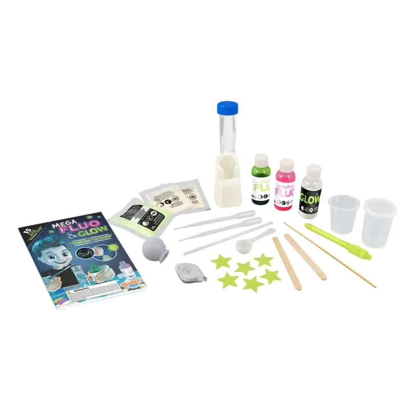 Mega Fluo & Glow Experiment Kit