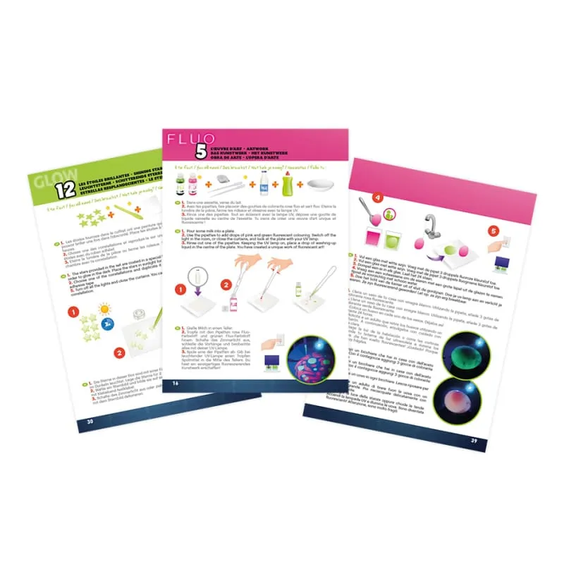 Mega Fluo & Glow Experiment Kit
