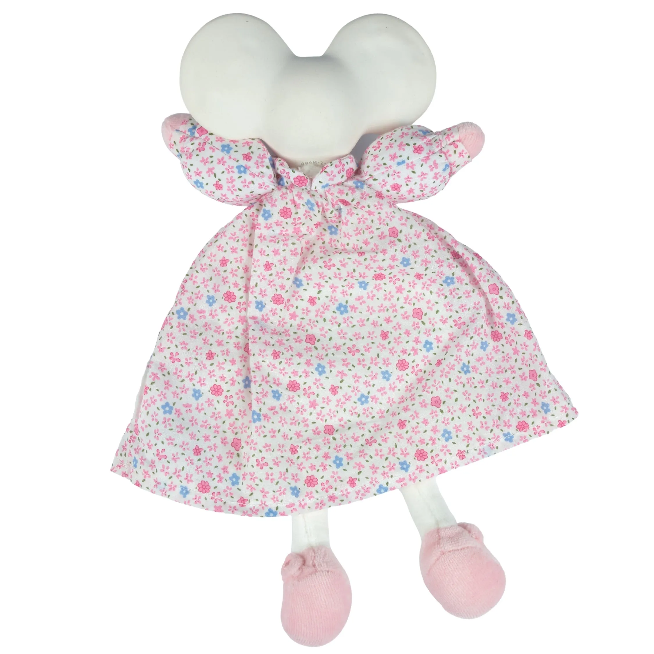Meiya the Mouse Floral Baby Lovey and Organic Teether
