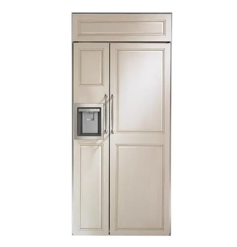Monogram ZISB420DNII 42" Smart Built-In Side-by-Side Refrigerator with Dispenser in Custom Panel