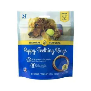 N-Bone Puppy Teething Ring 3-Pack - Chicken
