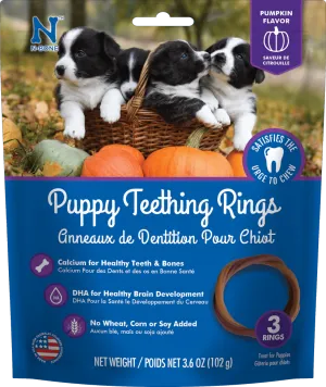 N-BONE PUPPY TEETHING RINGS PUMPKIN FLAVOR