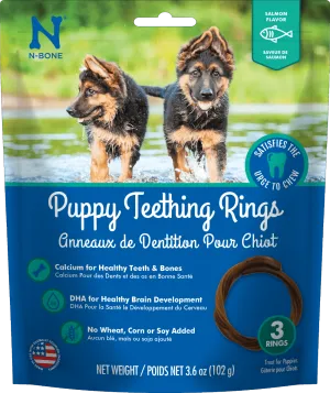 N-Bone® Puppy Teething Rings Salmon Flavor (6 Count)