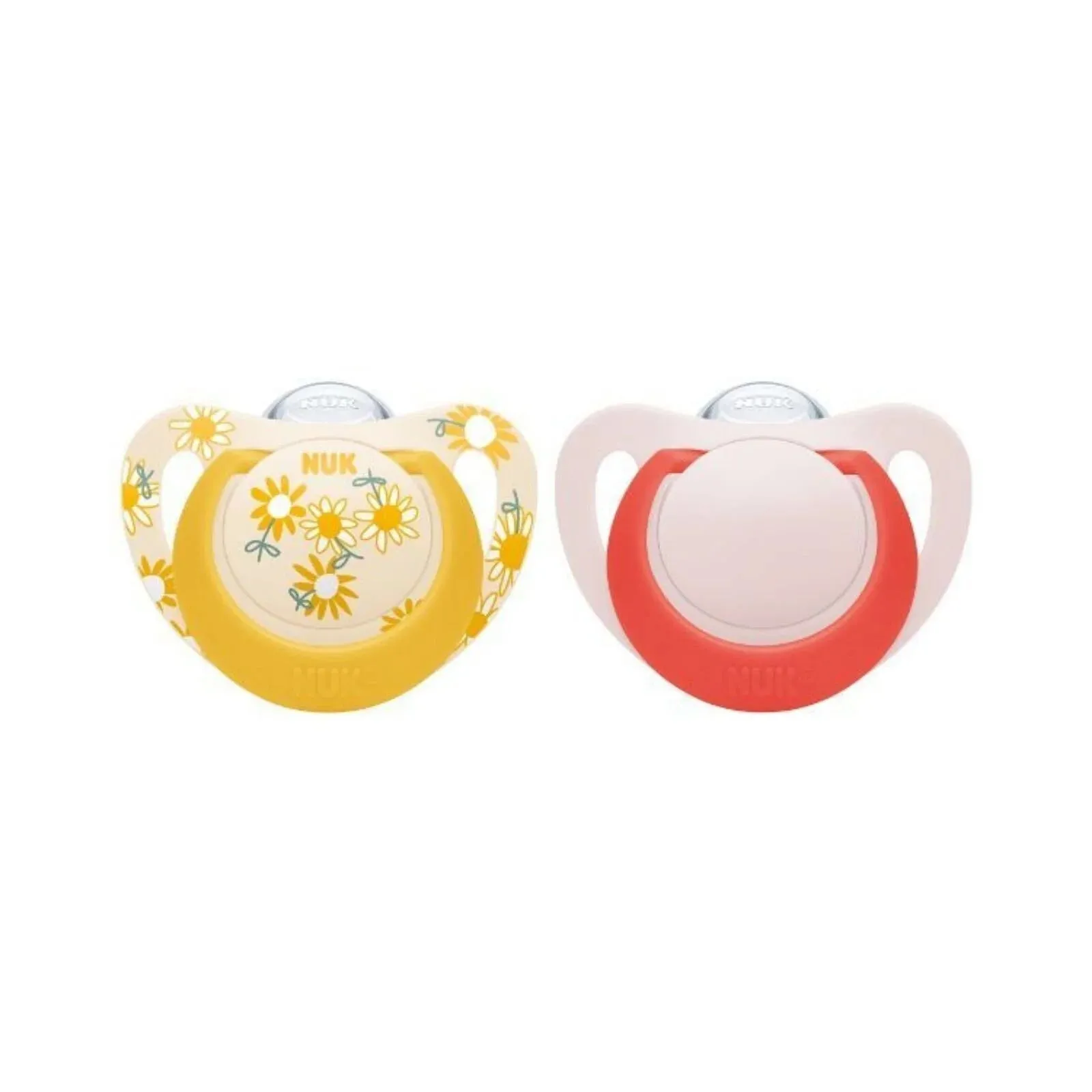 NUK Star Soother 6-18 months 2 pcs - Red
