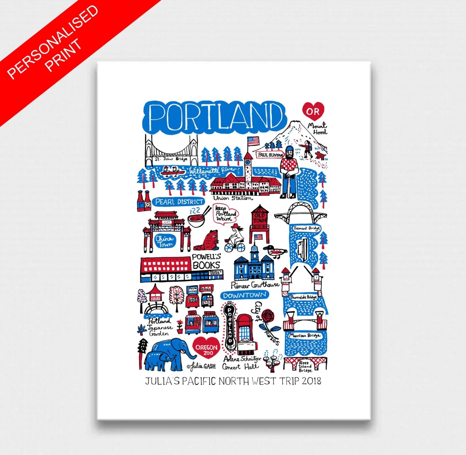 Portland Art Print