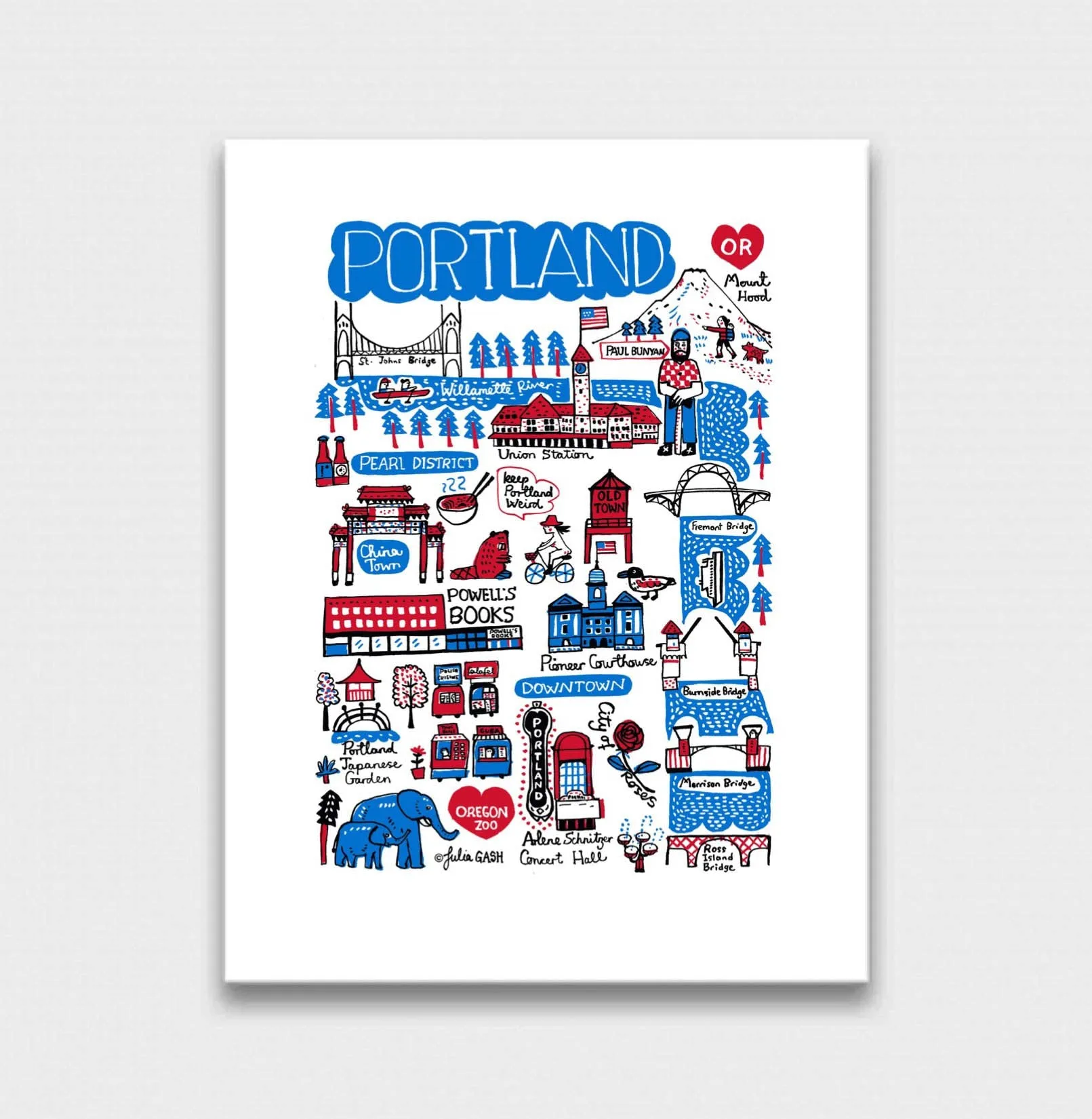 Portland Art Print