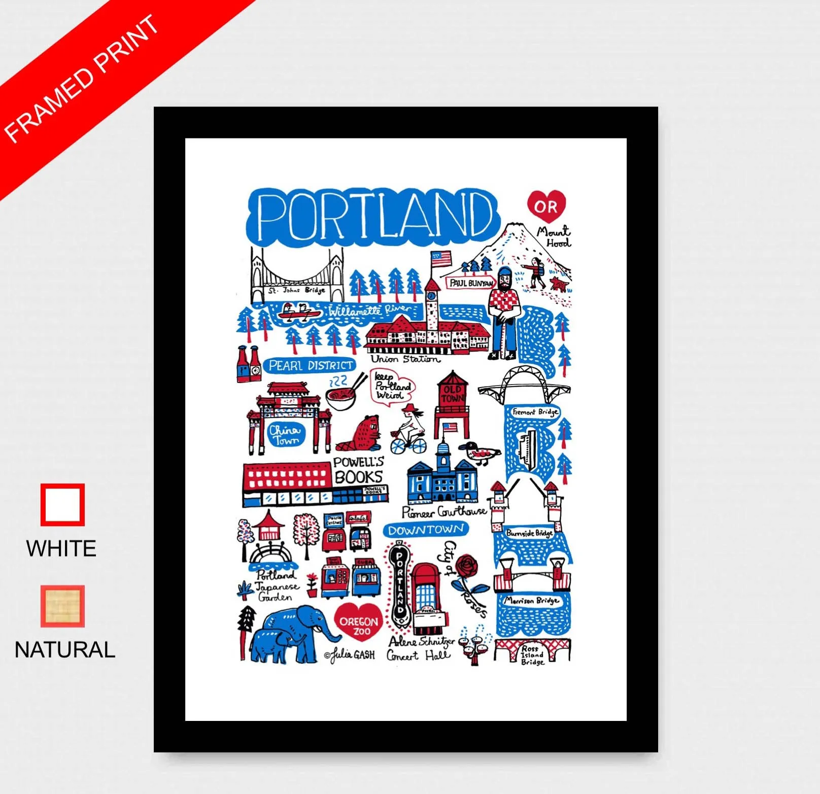 Portland Art Print