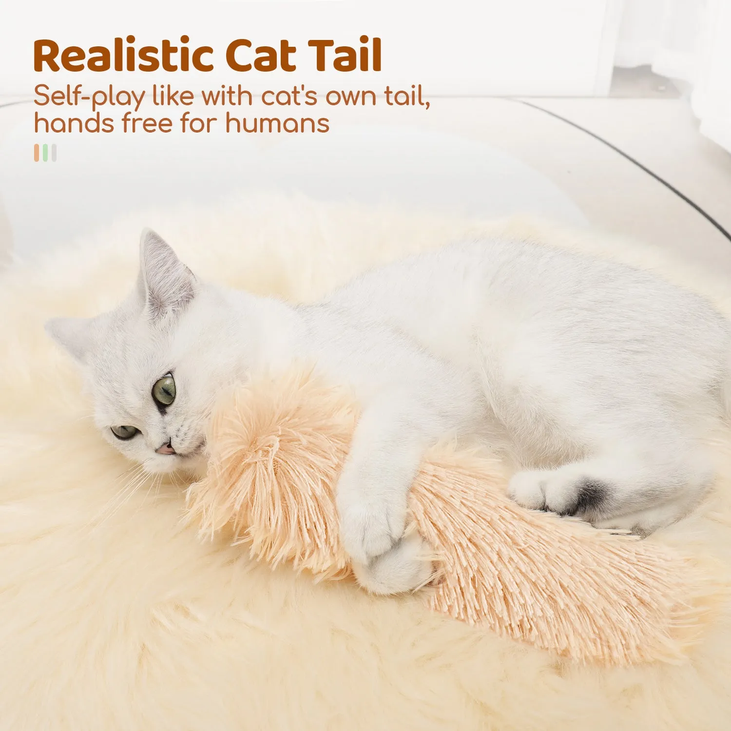 Potaroma 3-Pack Catnip Crinkle Kicker Plush Toys
