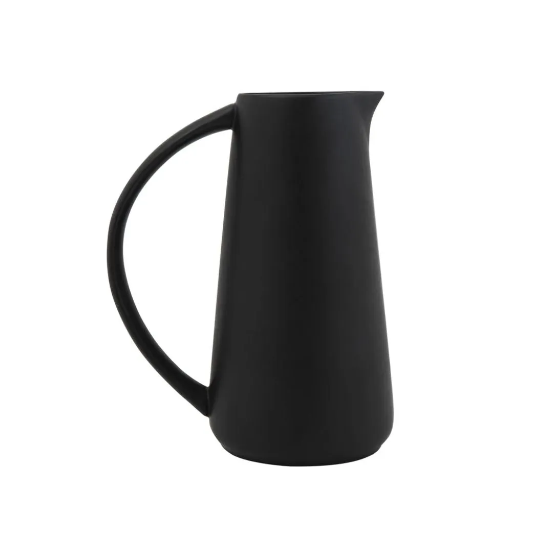 Stoneware Pitcher (Black)