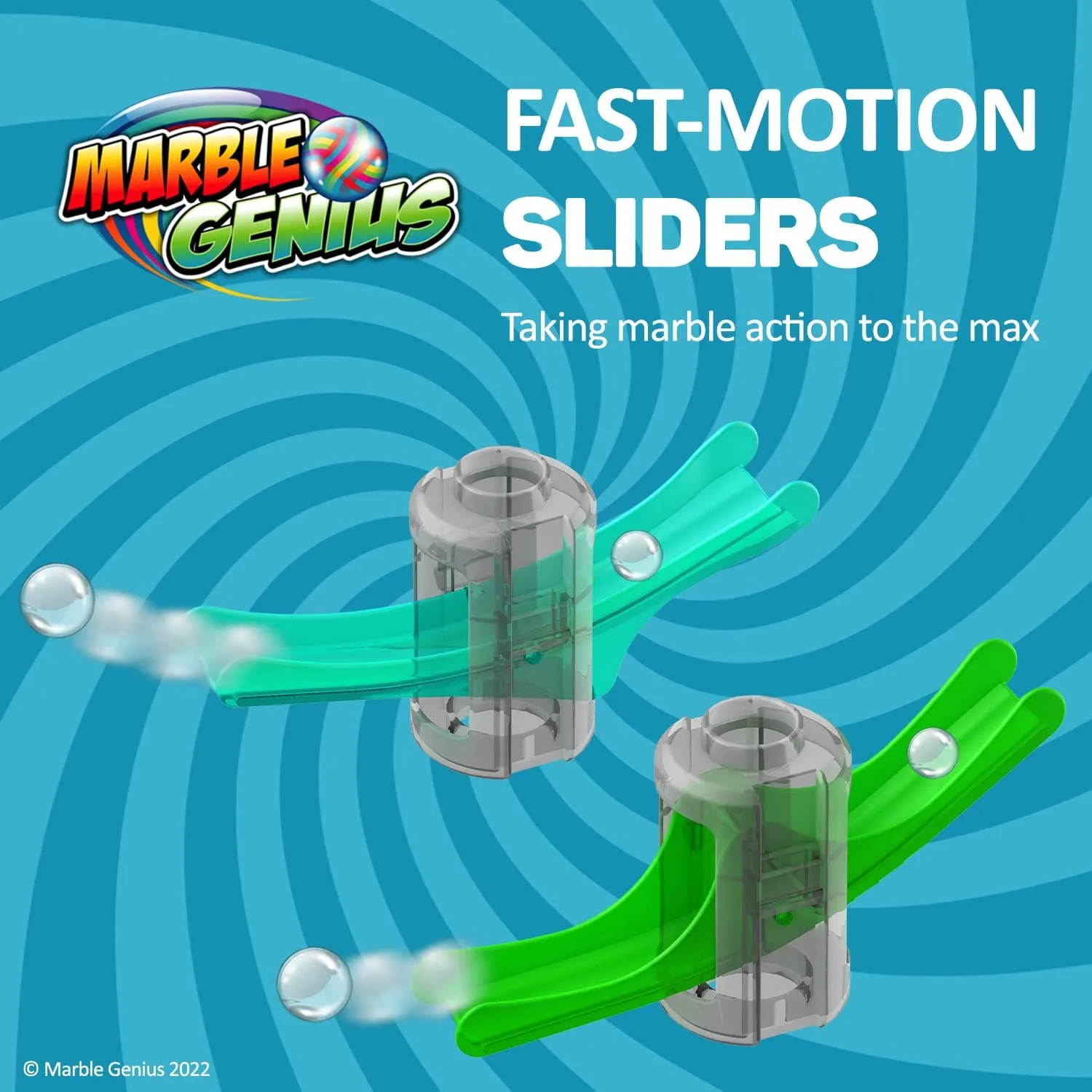 Stunts Marble Run Super Set, 100 pieces