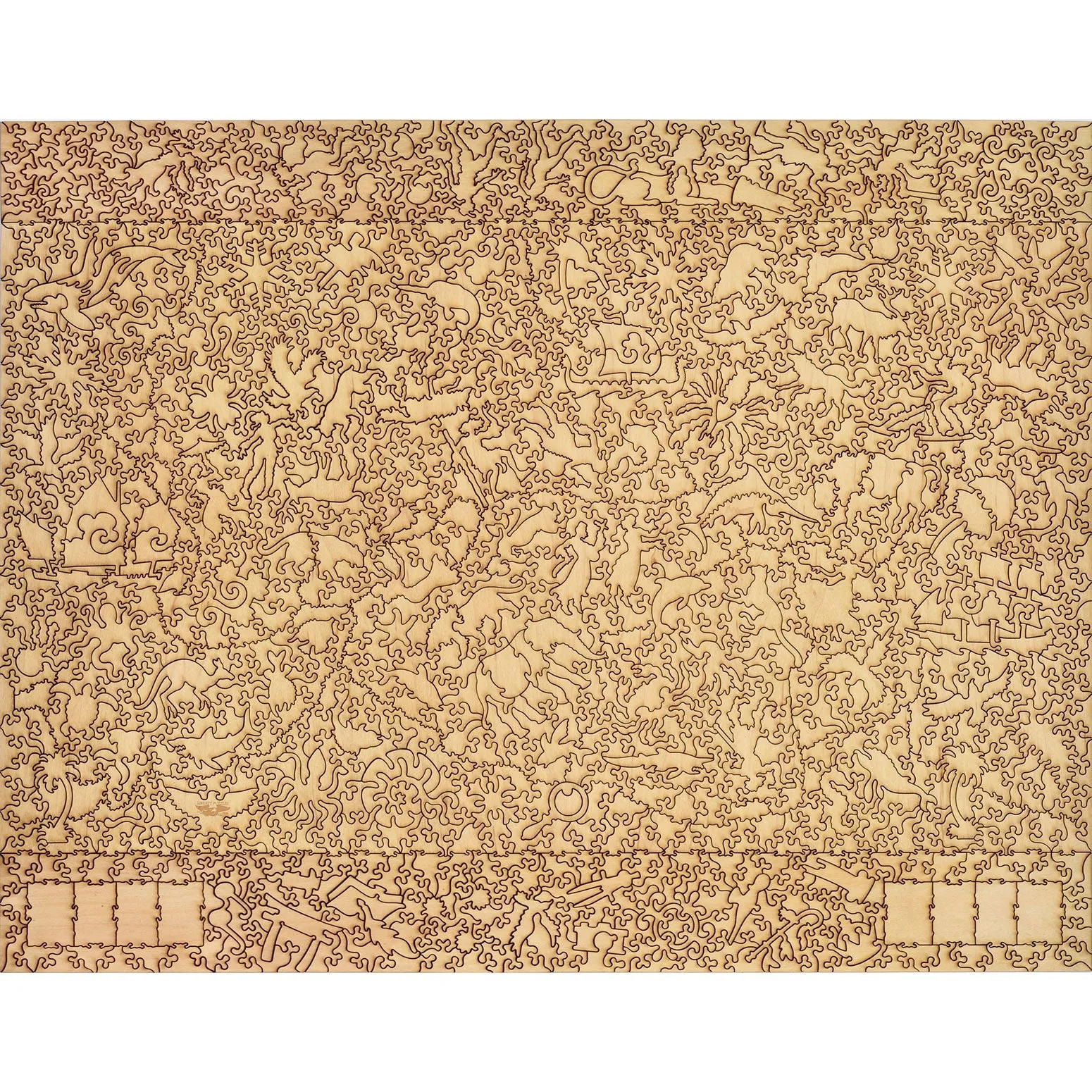 World Map Wood Puzzle